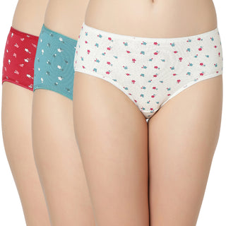 Cotton lycra Hipster Panties-6986