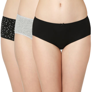 Cotton lycra Hipster Panties-6988