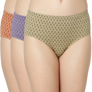 Cotton lycra Hipster Panties-6990