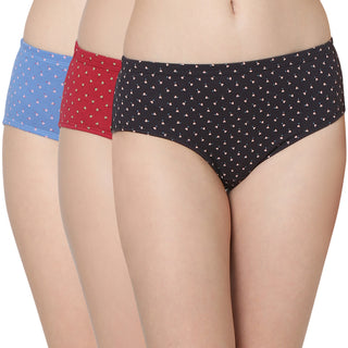 Cotton lycra Hipster Panties-6991