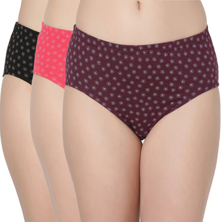 Cotton lycra Hipster Panties-6992