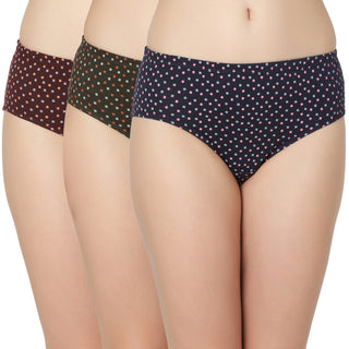 Cotton lycra Hipster Panties-6993