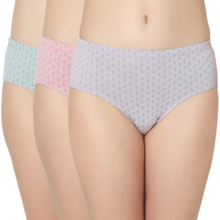 Cotton lycra Hipster Panties-6995