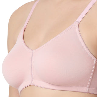 1258  Non Padded T-Shirt  Bra Peach