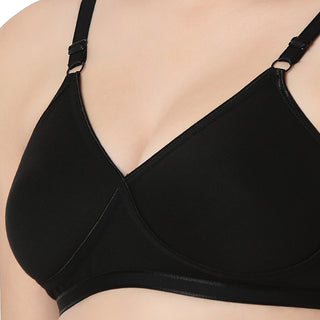 1257  Non Padded T-Shirt Bra Black