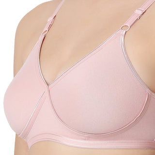 1257  Non Padded T-Shirt Bra Peach