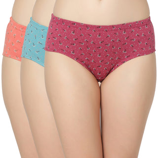 Cotton lycra Hipster Panties-7004