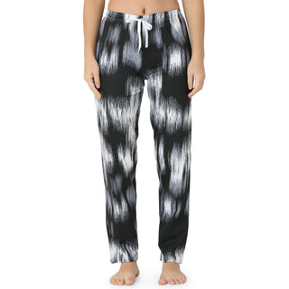 R-CS-19723 Black Abstract Printed-Co-ord Set