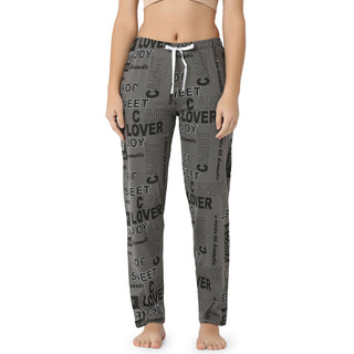 R-CS-19734 Dark Grey Word Play-Co-ord Set