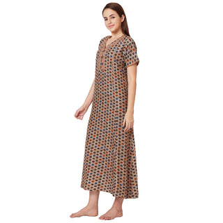 JMF 2092-Nighty Reyon Regular-Brown