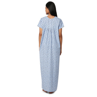 JMF 2241-Cotton Nighty Regular -Blue