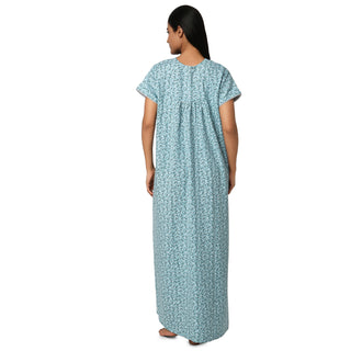 JMF 2241-Cotton Nighty Regular -Green