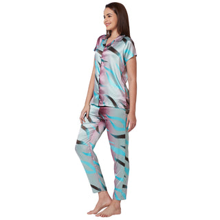 JRB 1870-Assorted Night Suit Cotton Print Regular-Blue