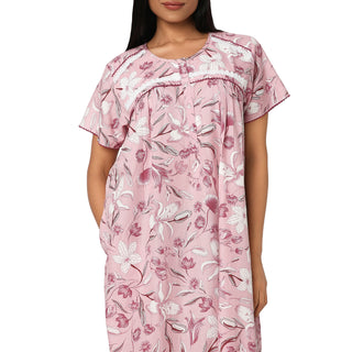 JSS 11073-Cotton Nighty Regular -Lavender
