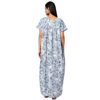 JSS 11073-Cotton Nighty Regular -Sky Blue