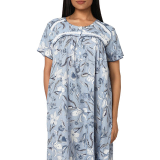JSS 11073-Cotton Nighty Regular -Sky Blue