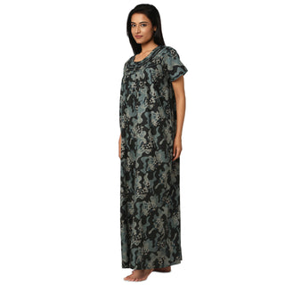 JSS 11079-Cotton Nighty Regular -Green