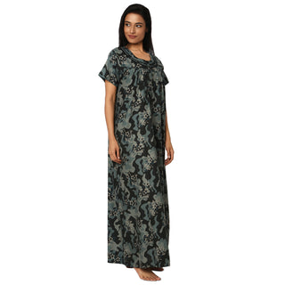 JSS 11079-Cotton Nighty Regular -Green
