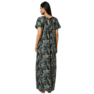 JSS 11079-Cotton Nighty Regular -Green