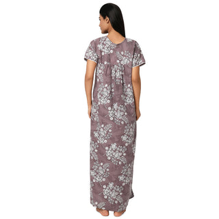 JSS 11085-Cotton Nighty Regular -Coffee