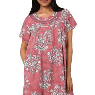 JSS 11085-Cotton Nighty Regular -Onion Pink