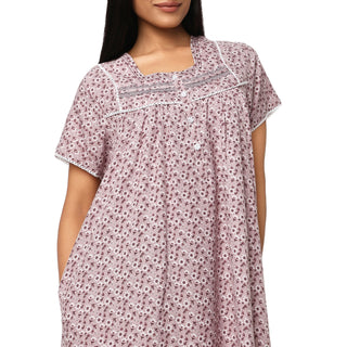 JSS 11090-Cotton Nighty Regular -Brown