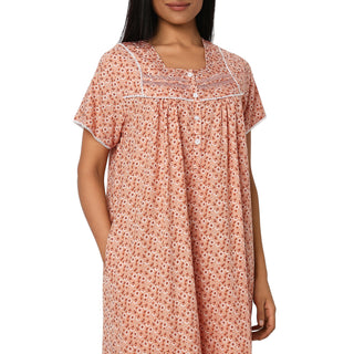 JSS 11090-Cotton Nighty Regular -Peach