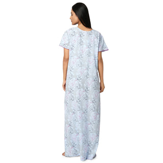 JSS 11093-Cotton Nighty Regular -Sky Blue