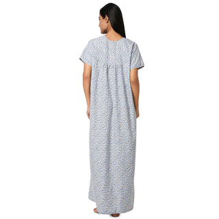 JSS 11097-Cotton Nighty Regular -Grey