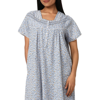 JSS 11097-Cotton Nighty Regular -Grey