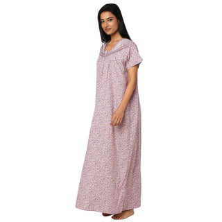 JSS 11097-Cotton Nighty Regular -Onion Pink