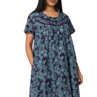 JSS 11099-Cotton Nighty Regular -Peocock Green
