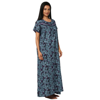 JSS 11099-Cotton Nighty Regular -Peocock Green