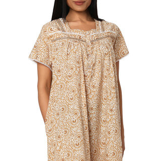 JSS 12003-Cotton Nighty Regular -Mustard