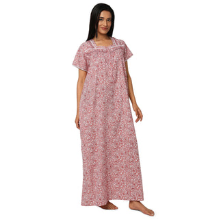 JSS 12003-Cotton Nighty Regular -Onion Pink