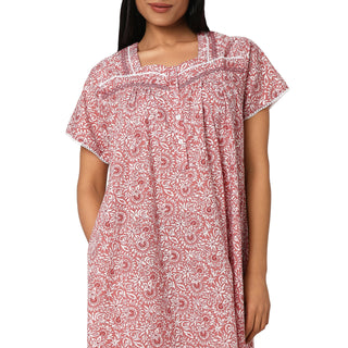 JSS 12003-Cotton Nighty Regular -Onion Pink