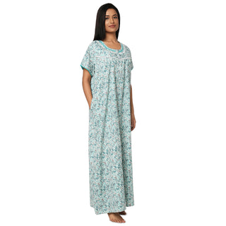 JSS 12006-Cotton Nighty Regular -Rama Green