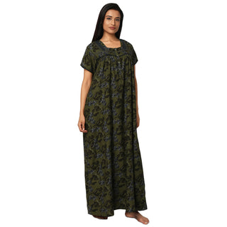 JSS 12009-Cotton Nighty Regular -Green