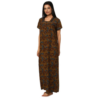 JSS 12009-Cotton Nighty Regular -Mustard
