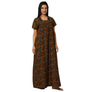 JSS 12009-Cotton Nighty Regular -Mustard