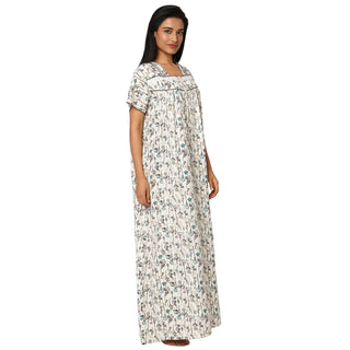 JSS 12013-Cotton Nighty Regular -Blue