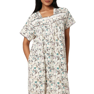 JSS 12013-Cotton Nighty Regular -Rama Green