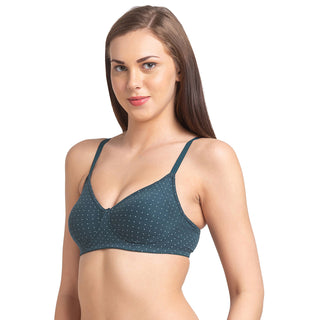 SAKHI 5-Non Padded T-Shirt Bra Green