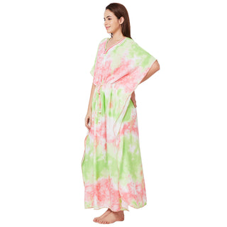 SCH440240-Nighty Color Print Regular-Green