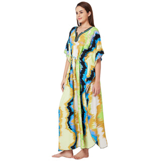 SCH440243-Nighty Kaftan Regular-Blue