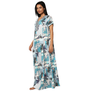SCH 460047 - Satin Nighty Regular -Blue