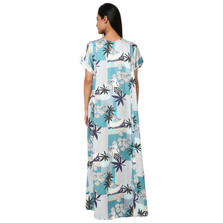 SCH 460047 - Satin Nighty Regular -Blue