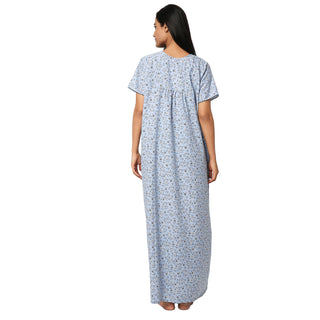 SCK 7001-Cotton Nighty Regular -Sky Blue