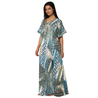 SCR 460022 - Satin Nighty Regular -Blue