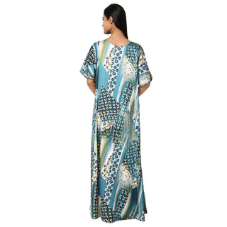 SCR 460022 - Satin Nighty Regular -Blue